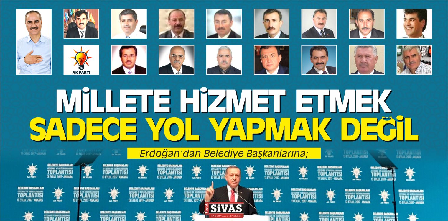 Erdoğan “Millete Hizmet Etmek Sadece Yol Yapmak Değil”