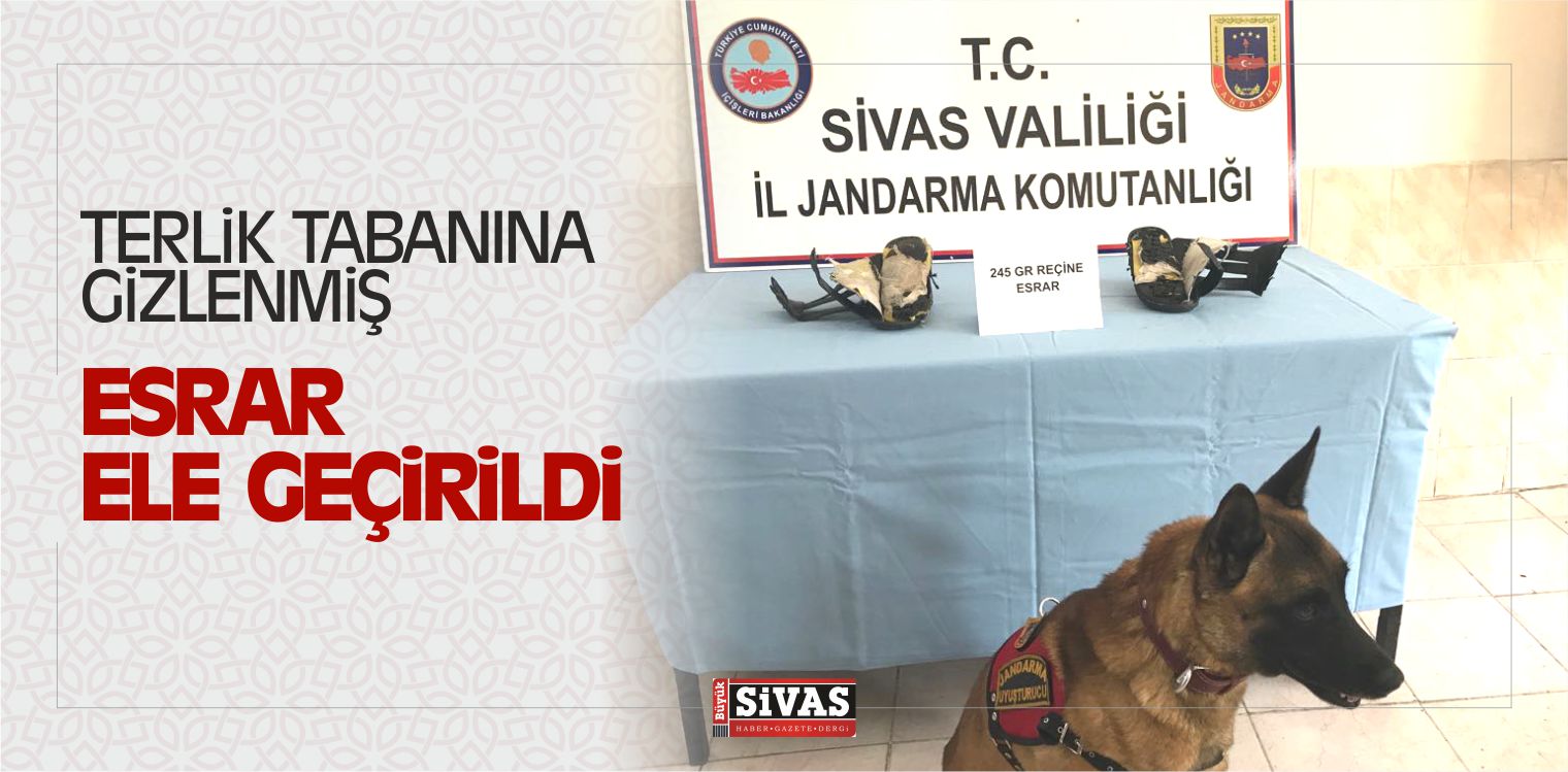 Terlik Tabanına Gizlenmiş Esrar Ele Geçirildi