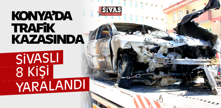 Konya Seydişehir ilçesinde Trafik Kazasında 8 Kişi Yaralandı