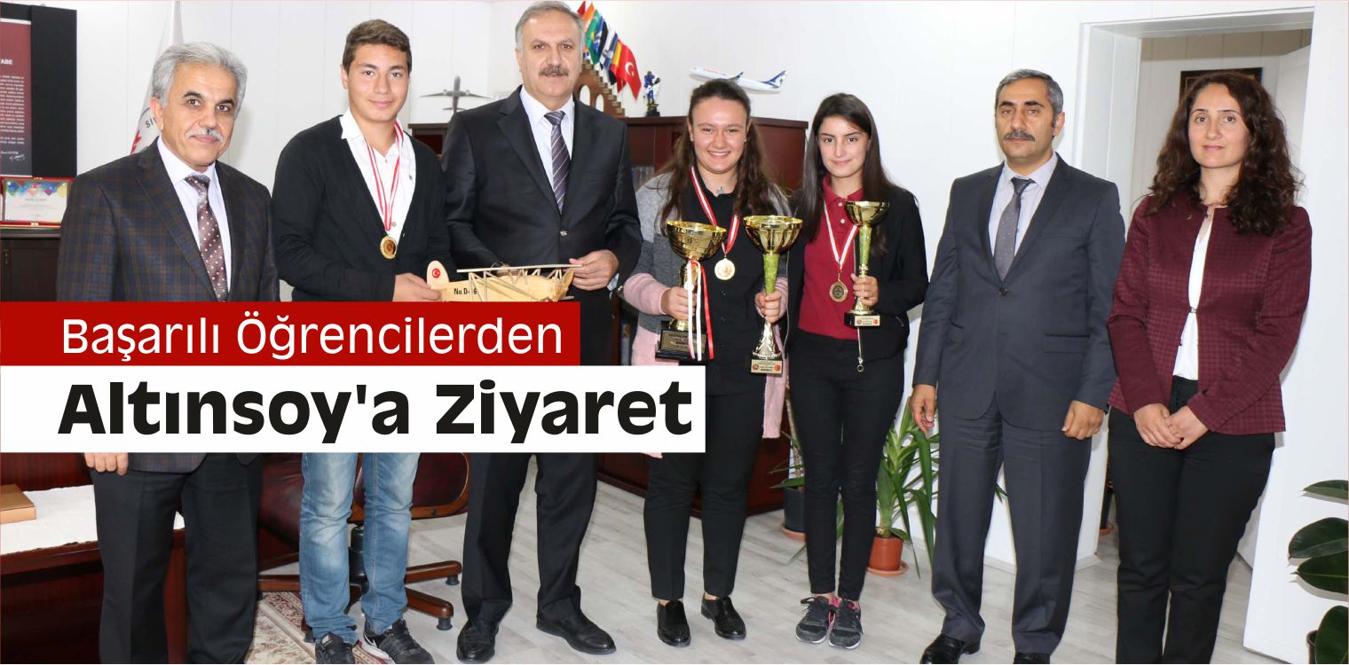 Başarılı Öğrencilerden Altınsoy’a Ziyaret