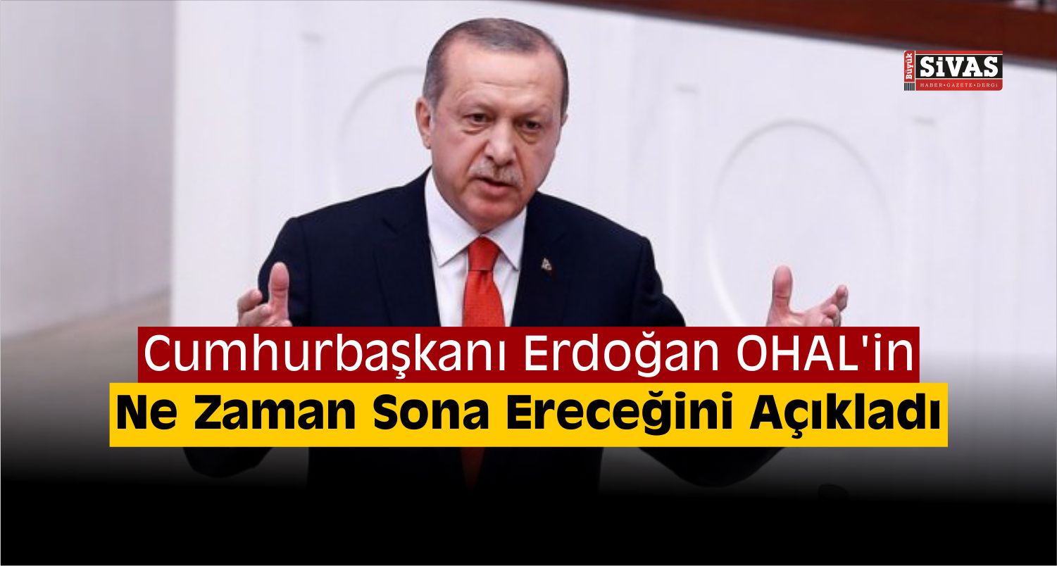 Erdoğan'dan Flaş OHAL Açıklaması