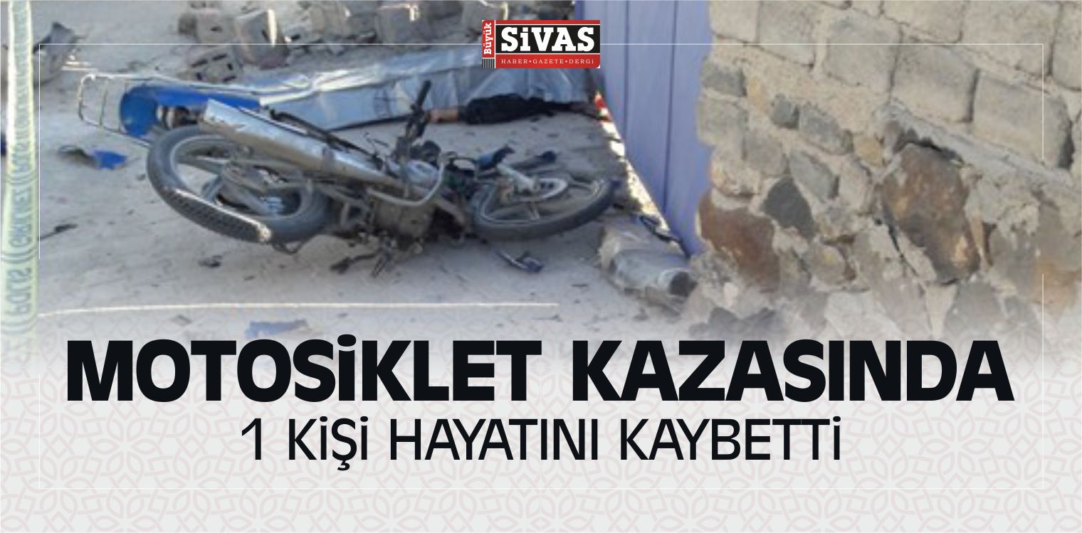 Minibüsle Motosikletin Çarpışması Sonucu 1 Kişi Hayatını Kaybetti