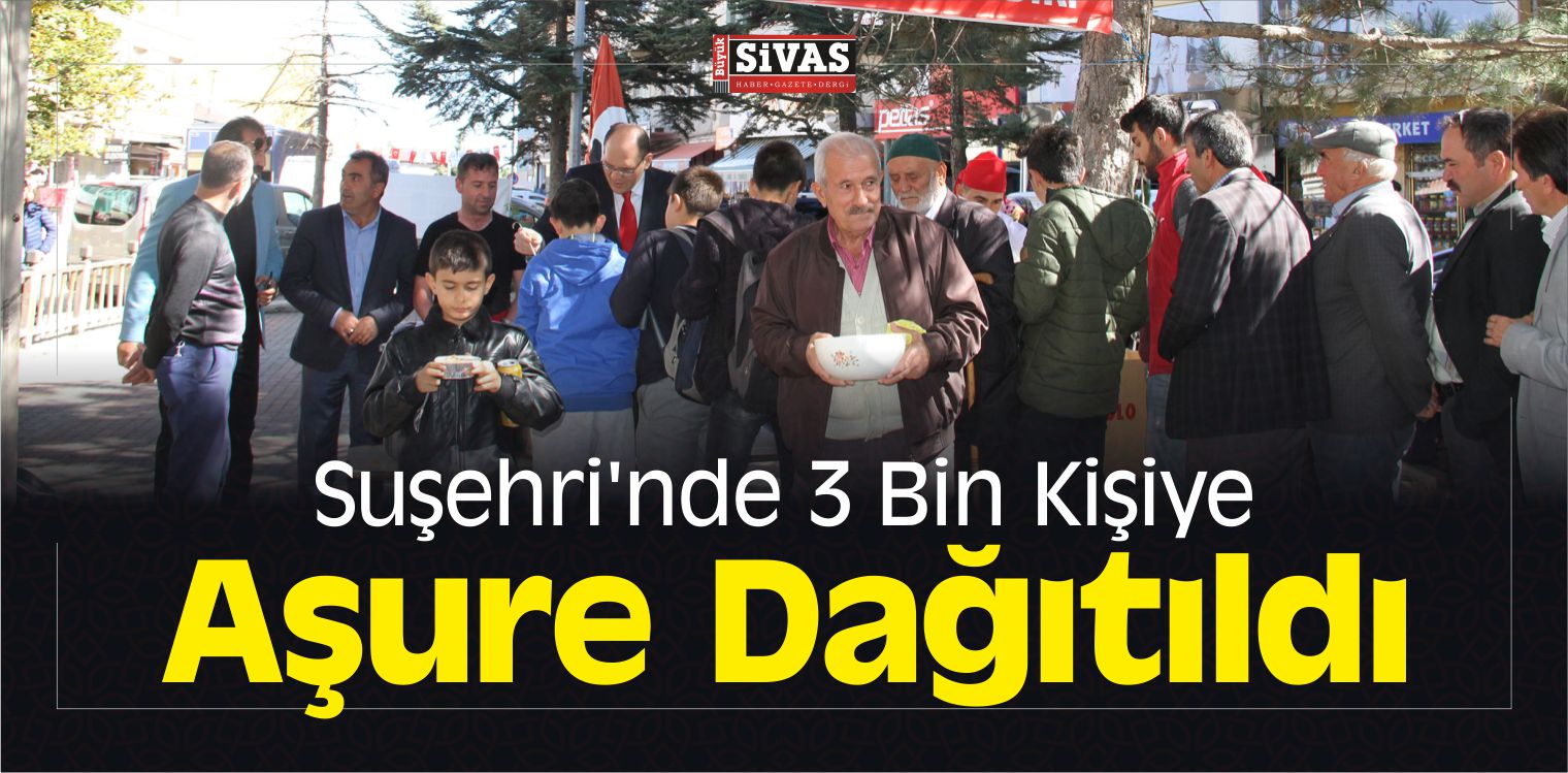 Aşure Dağıtıldı