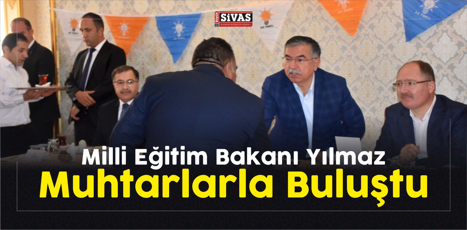 Bakan Yılmaz “Sivas Her Zaman Yüzde 75 Gibi Bir Desteği Verdi Bize”