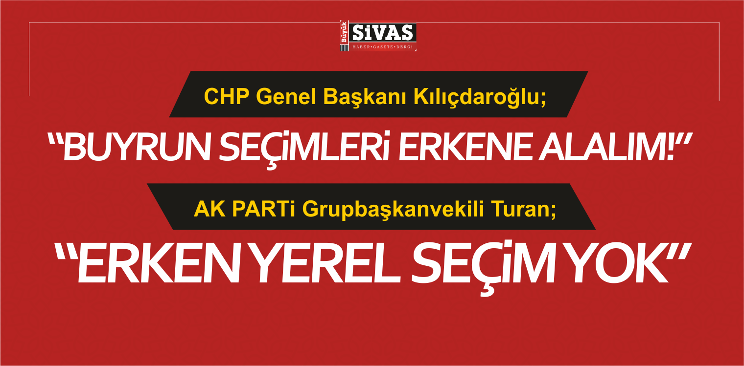 Erken Yerel Seçim Olsun Dedi! Cevap Net Oldu!