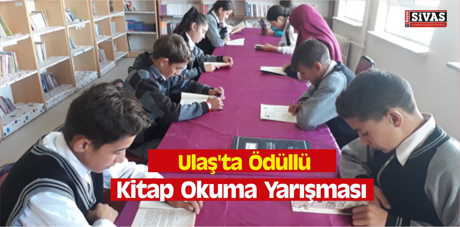 Ulaş’ta Ödüllü Kitap Okuma Yarışması