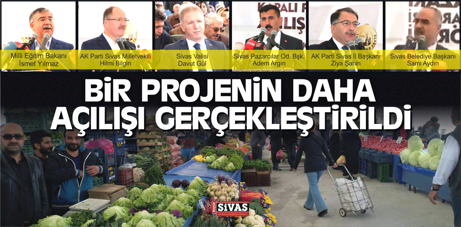 Bakan İsmet Yılmaz Öncülüğünde Cuma Pazarı’nın Açılışı Yapıldı