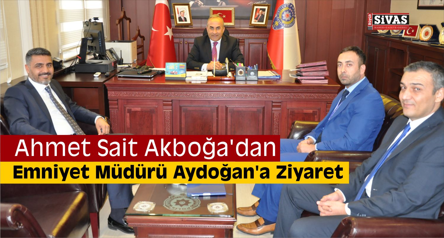 ÇEDAŞ Genel Müdürü Akboğa’dan Aydoğan’a Ziyaret