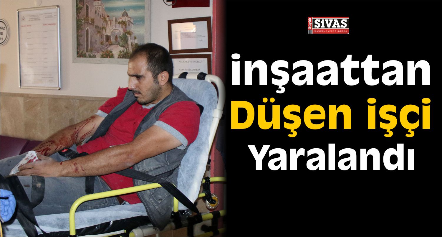 İnşaatın Merdivenlerinden Düşen İşçi Yaralandı