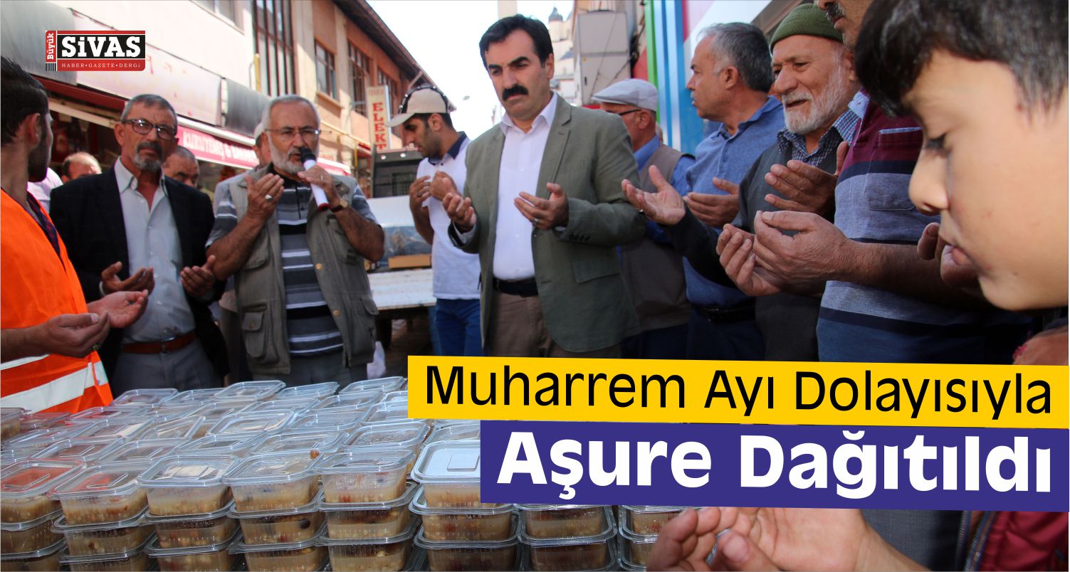 Şarkışla'da Aşure Dağıtıldı