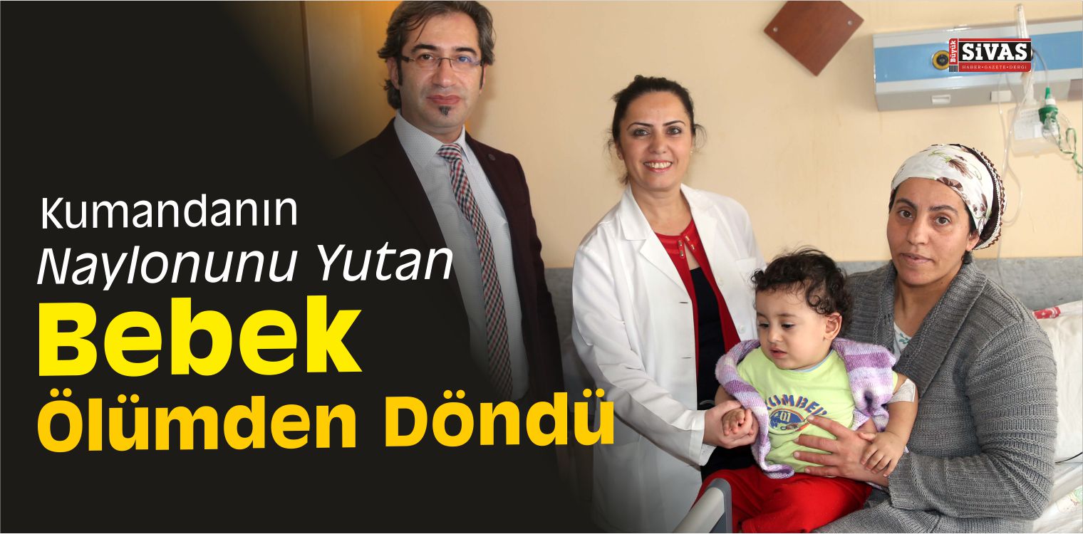 Kumandanın Naylonunu Yutan Bebek Ölümden Döndü