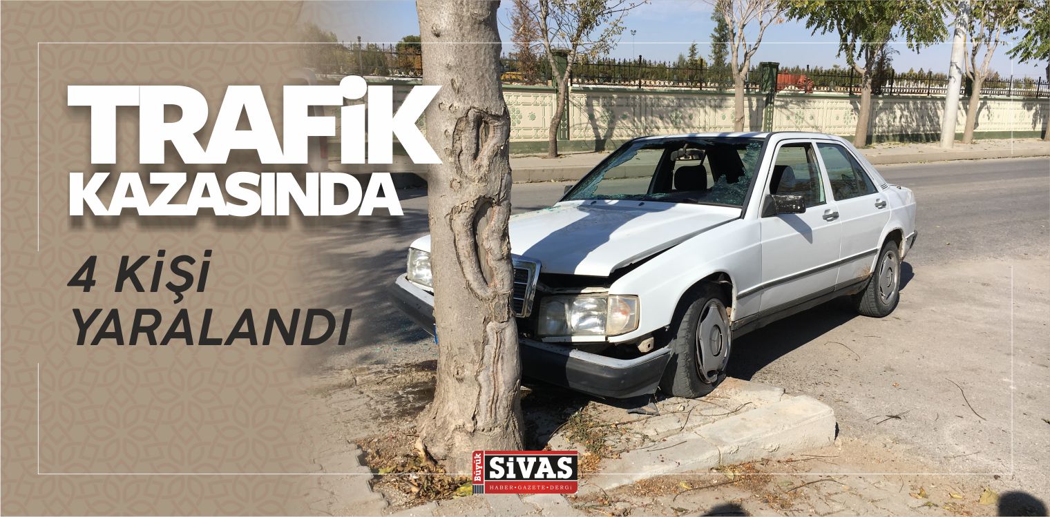 Karaman’da Meydana Gelen Trafik Kazasında 4 Kişi Yaralandı
