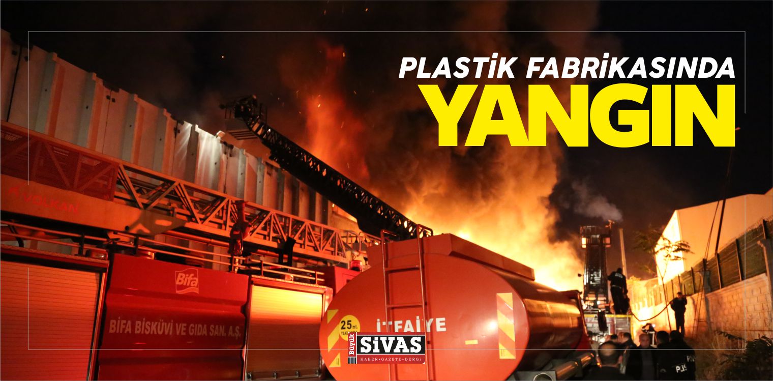 Plastik Fabrikasında Çıkan Yangın Zor Kontrol Altına Alındı
