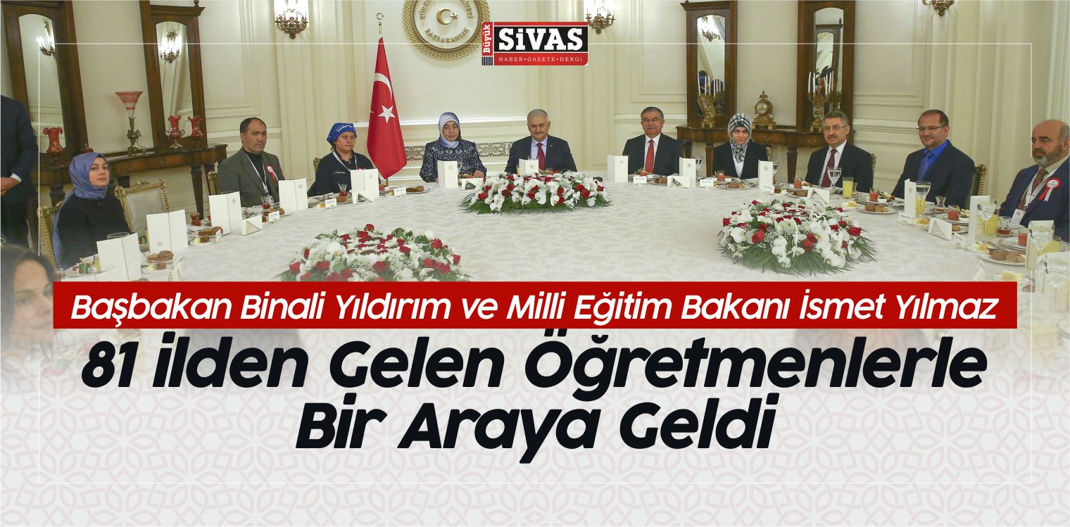 Başbakan Yıldırım 81 ilden Gelen Öğretmenlerle Bir Araya Geldi