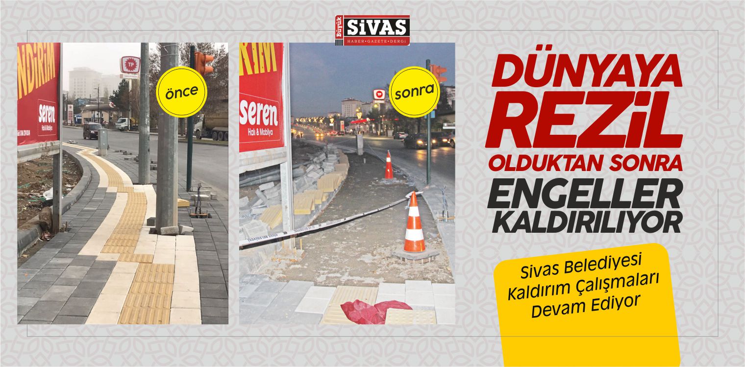 Sivas Belediyesi Kaldırımları