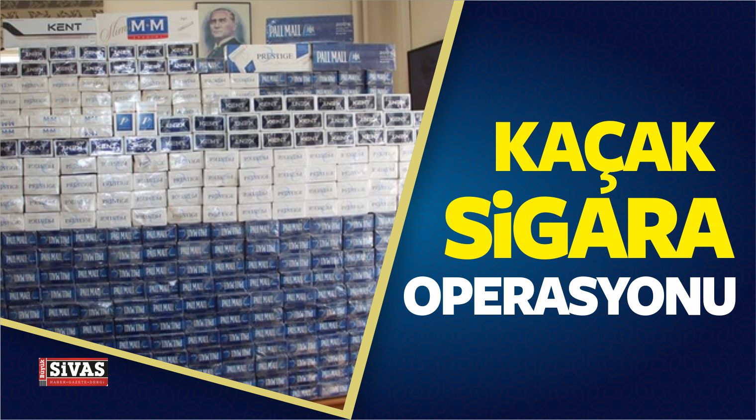 Aksaray’da Kaçak Sigara Operasyonu