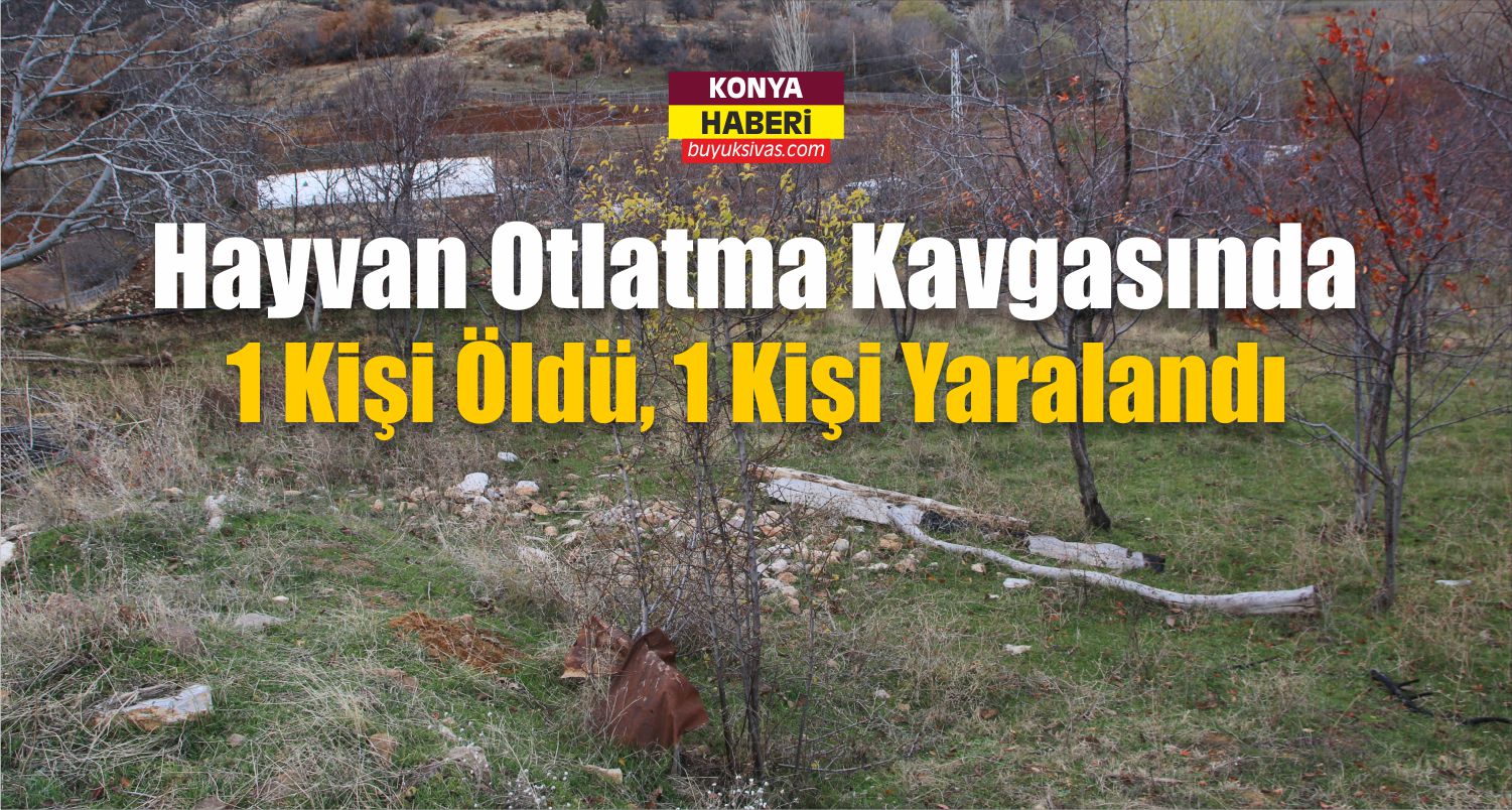 Konya’da “Hayvan Otlatma” Kavgası: 1 Ölü, 1 Yaralı