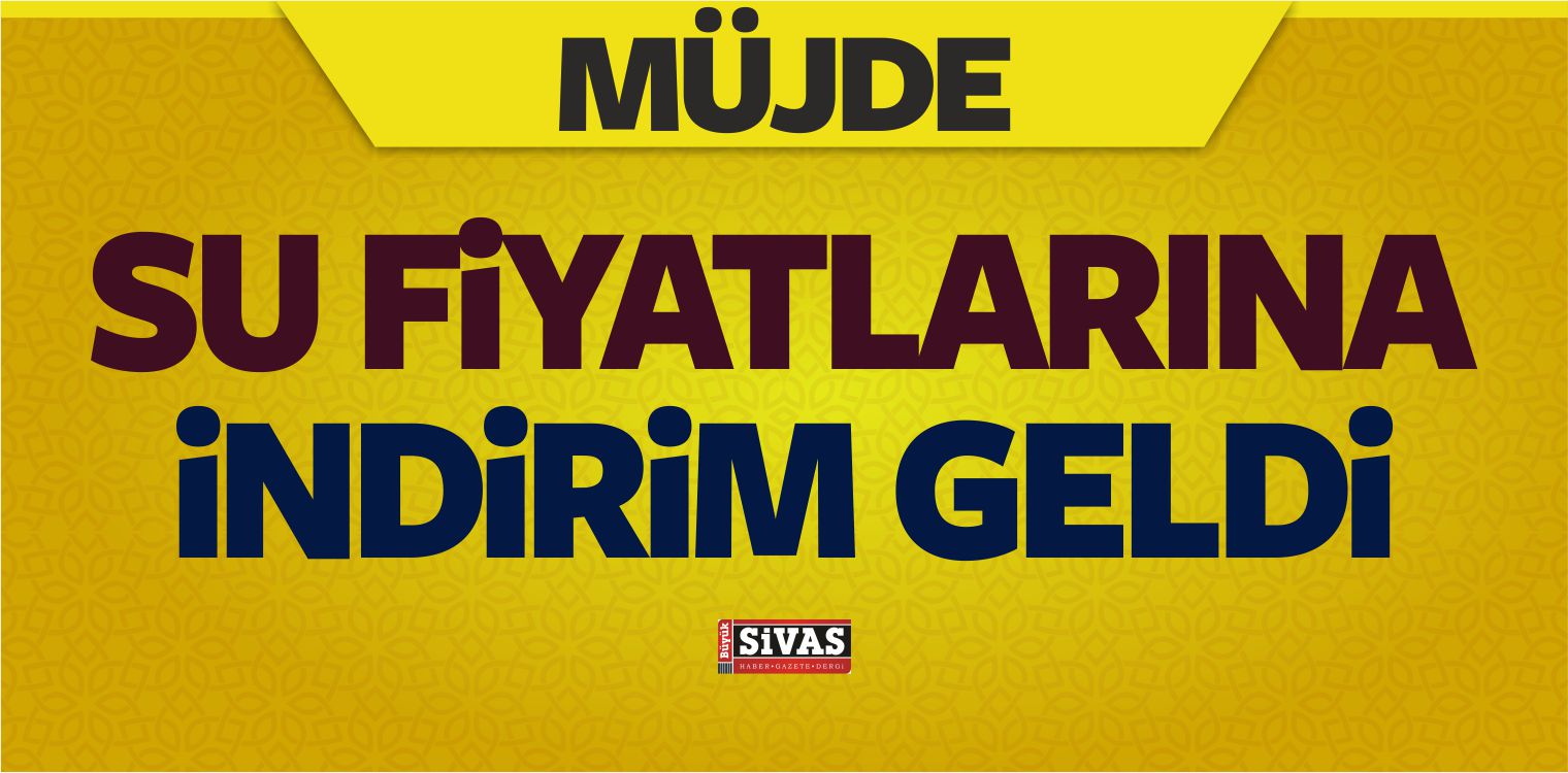 İstanbul’da Su Fiyatlarına İndirim