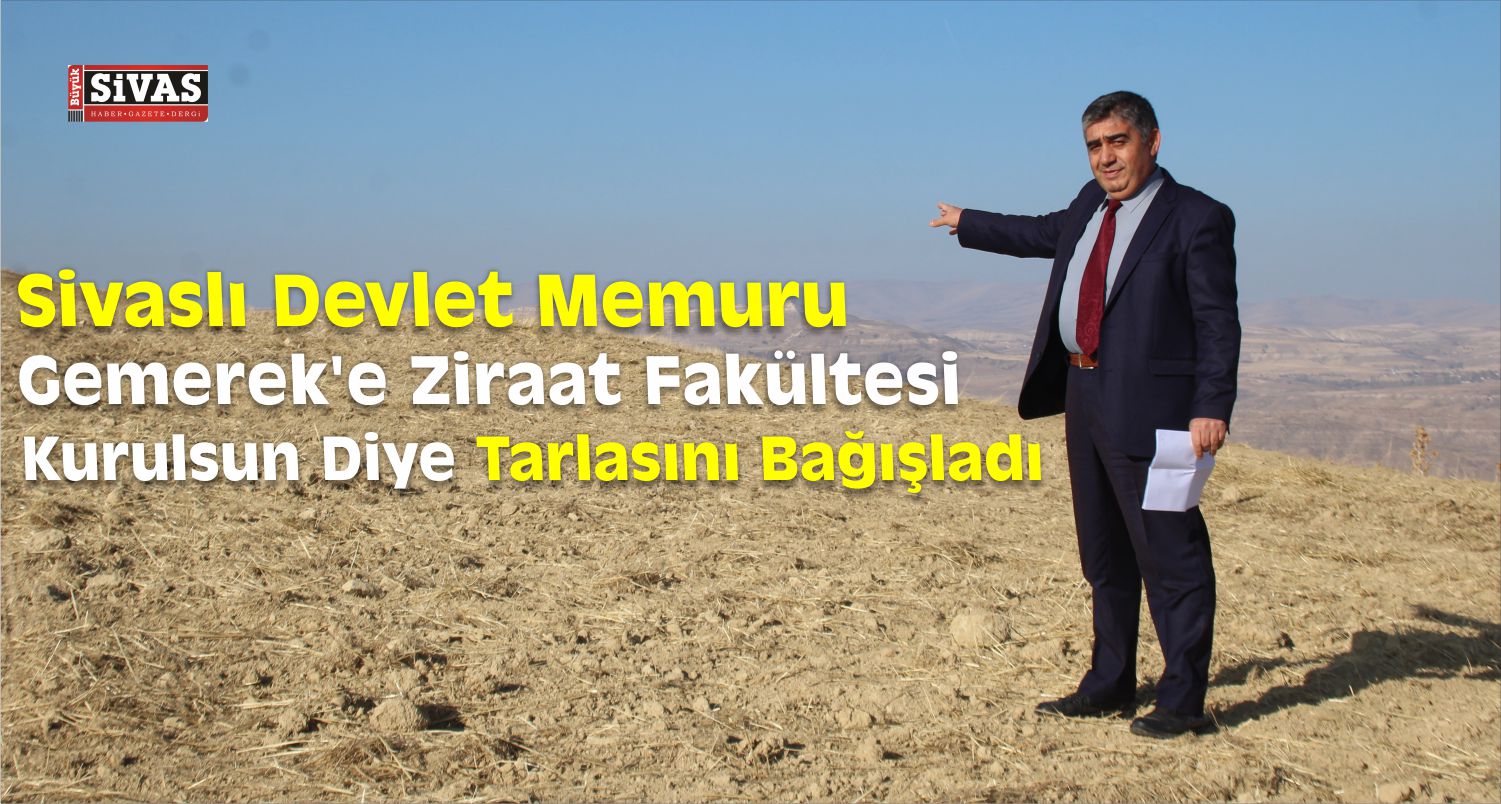 Ziraat Fakültesi Kurulsun Diye Tarlasını Bağışladı