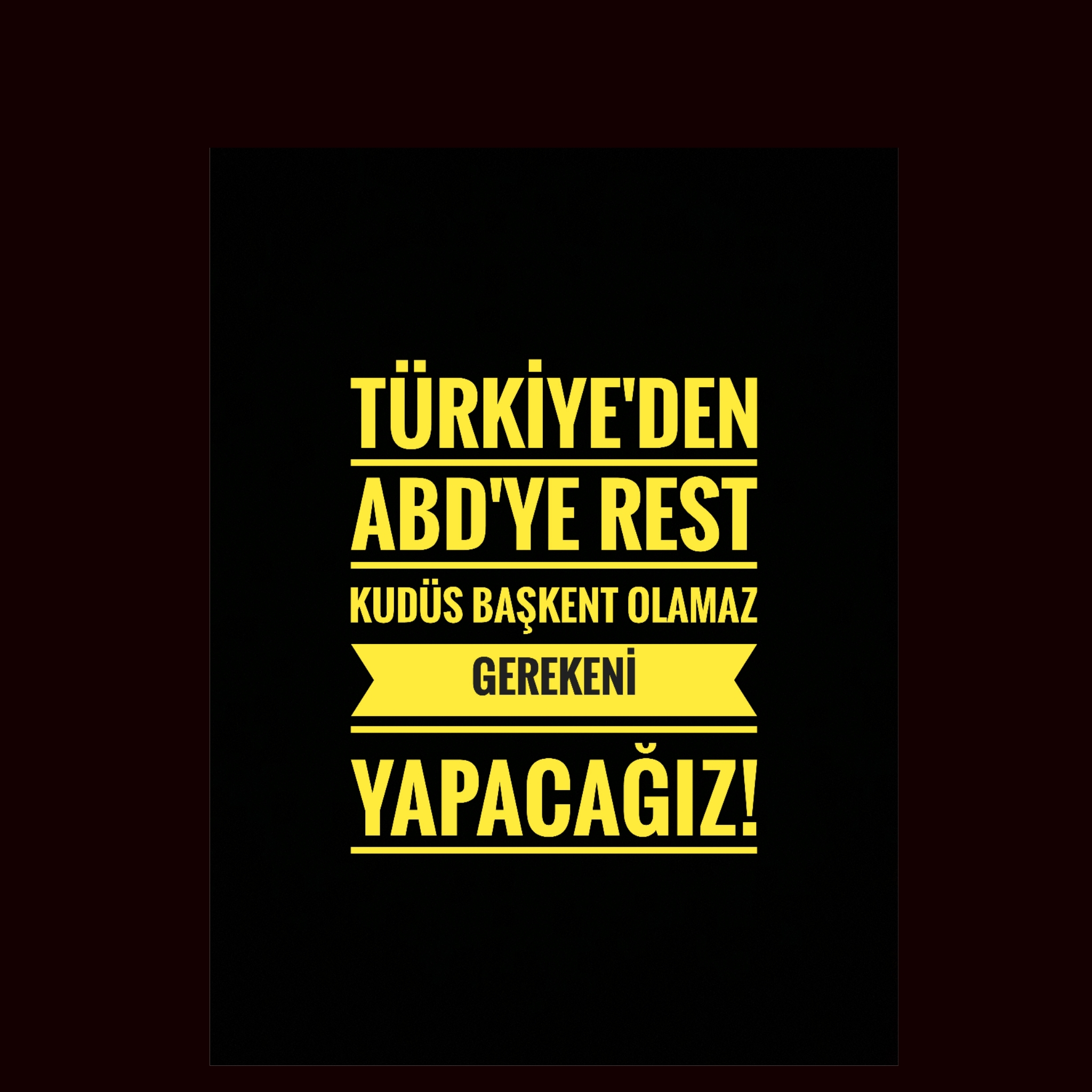 Türkiye’den Açıklama: Kudüs Başkent Olamaz