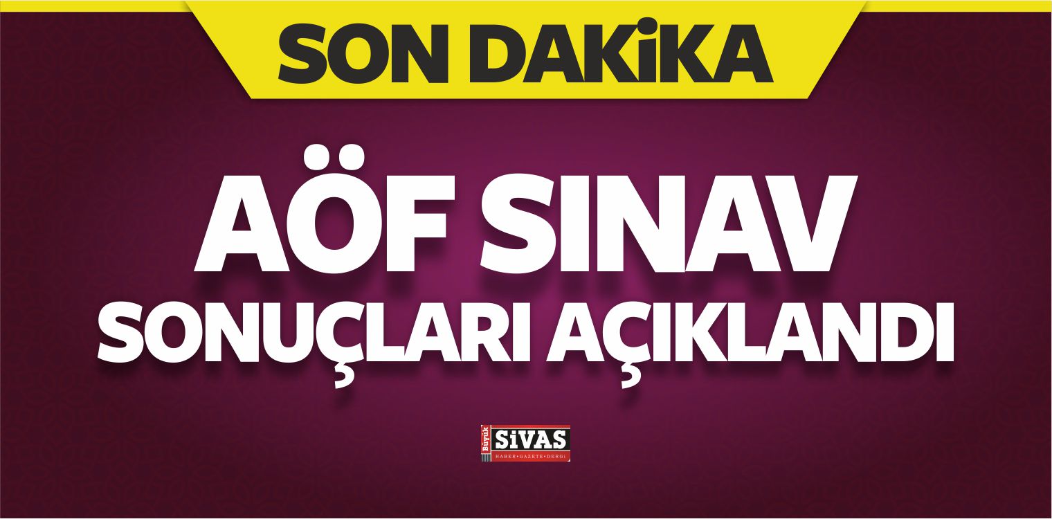 AÖF Sınav Sonuçları
