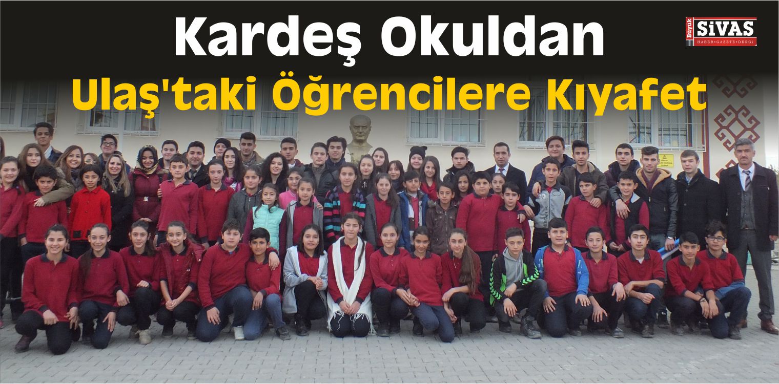 Kardeş Okuldan Ulaş’taki Öğrencilere Kıyafet