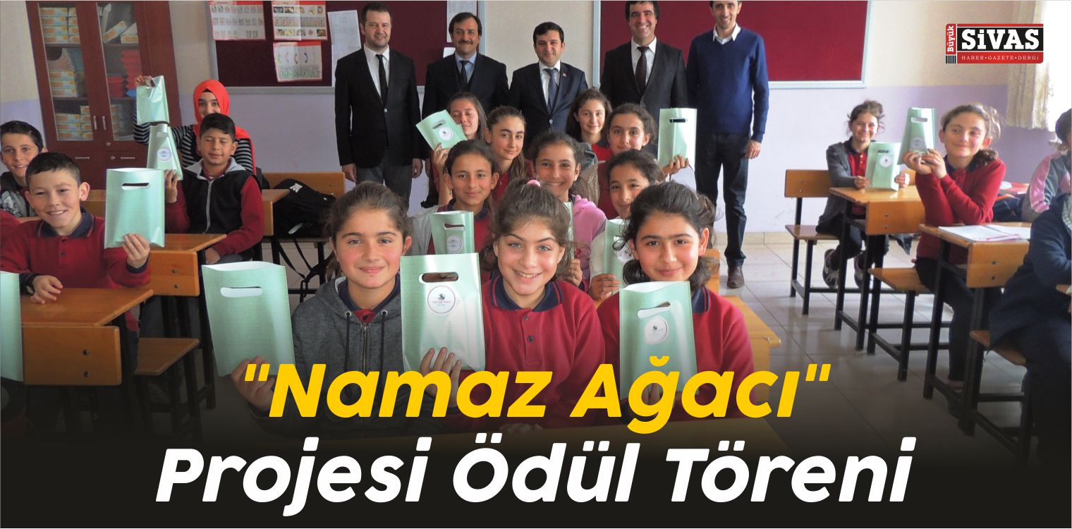 Ulaş’ta “Namaz Ağacı” Projesi Ödül Töreni