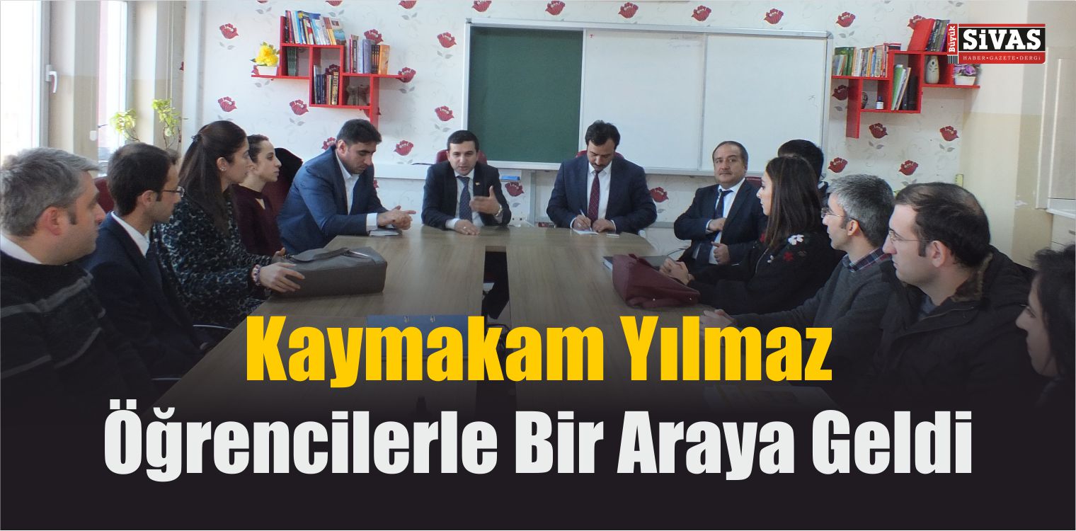 Kaymakam Yılmaz Öğrencilerle Bir Araya Geldi