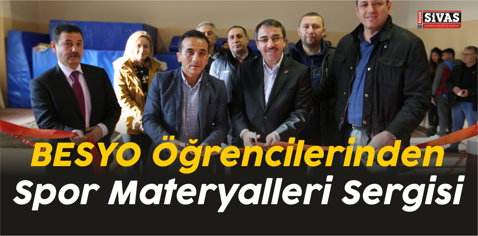 BESYO Öğrencilerinden Spor Materyalleri Sergisi