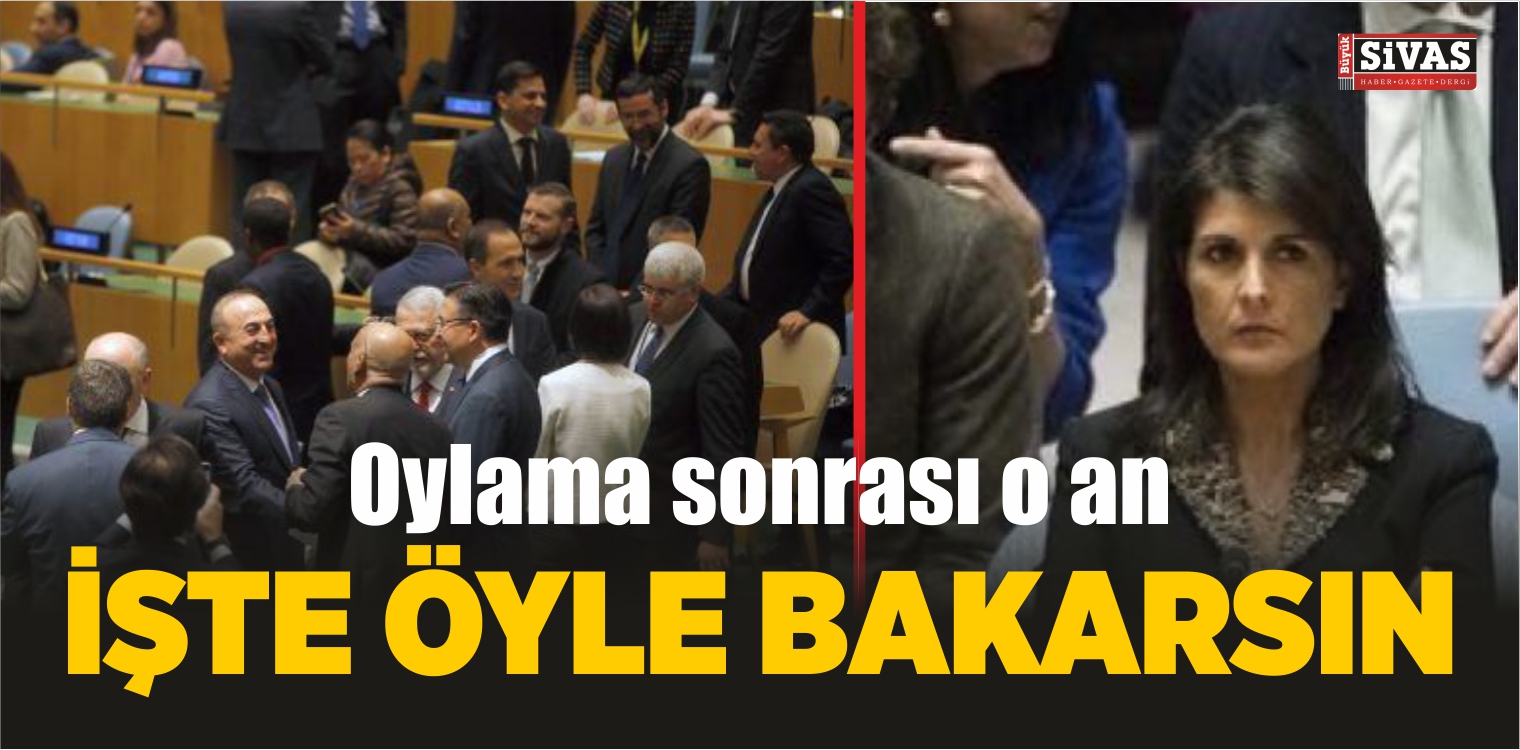 BM’deki Oylama Sonrası ‘O An’