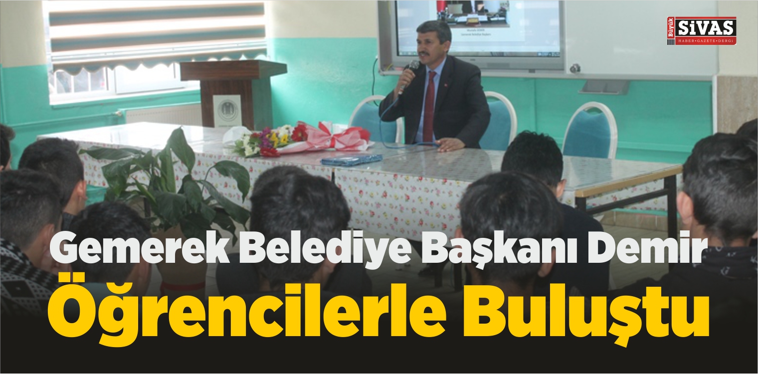 Gemerek Belediye Başkanı Demir, Öğrencilerle Buluştu