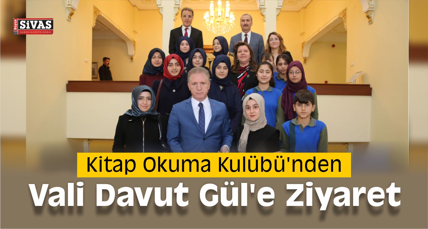 Kitap Okuma Kulübü’nden Vali Gül’e Ziyaret