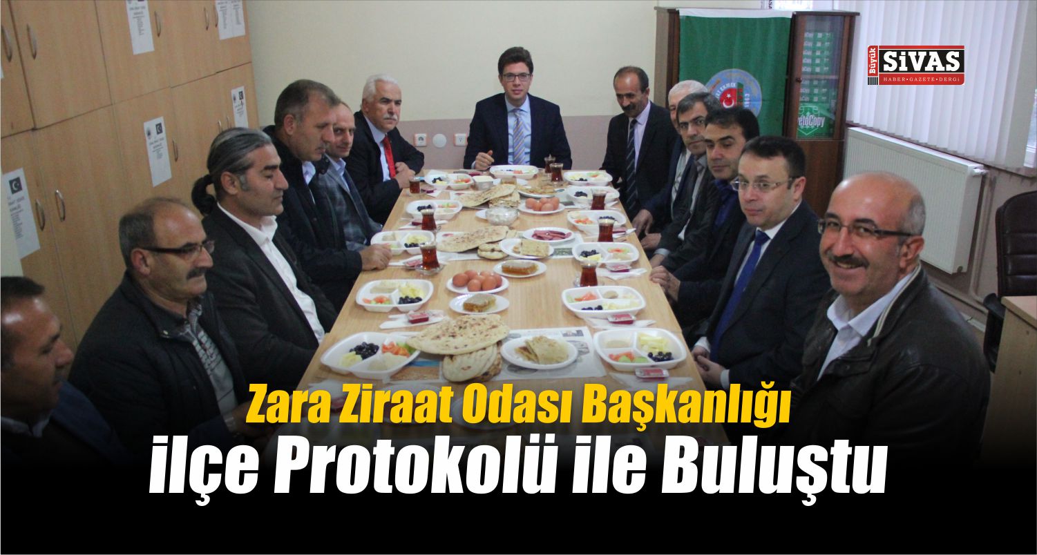 Zara Ziraat Odası Başkanlığı Kahvaltı Programı Düzenledi