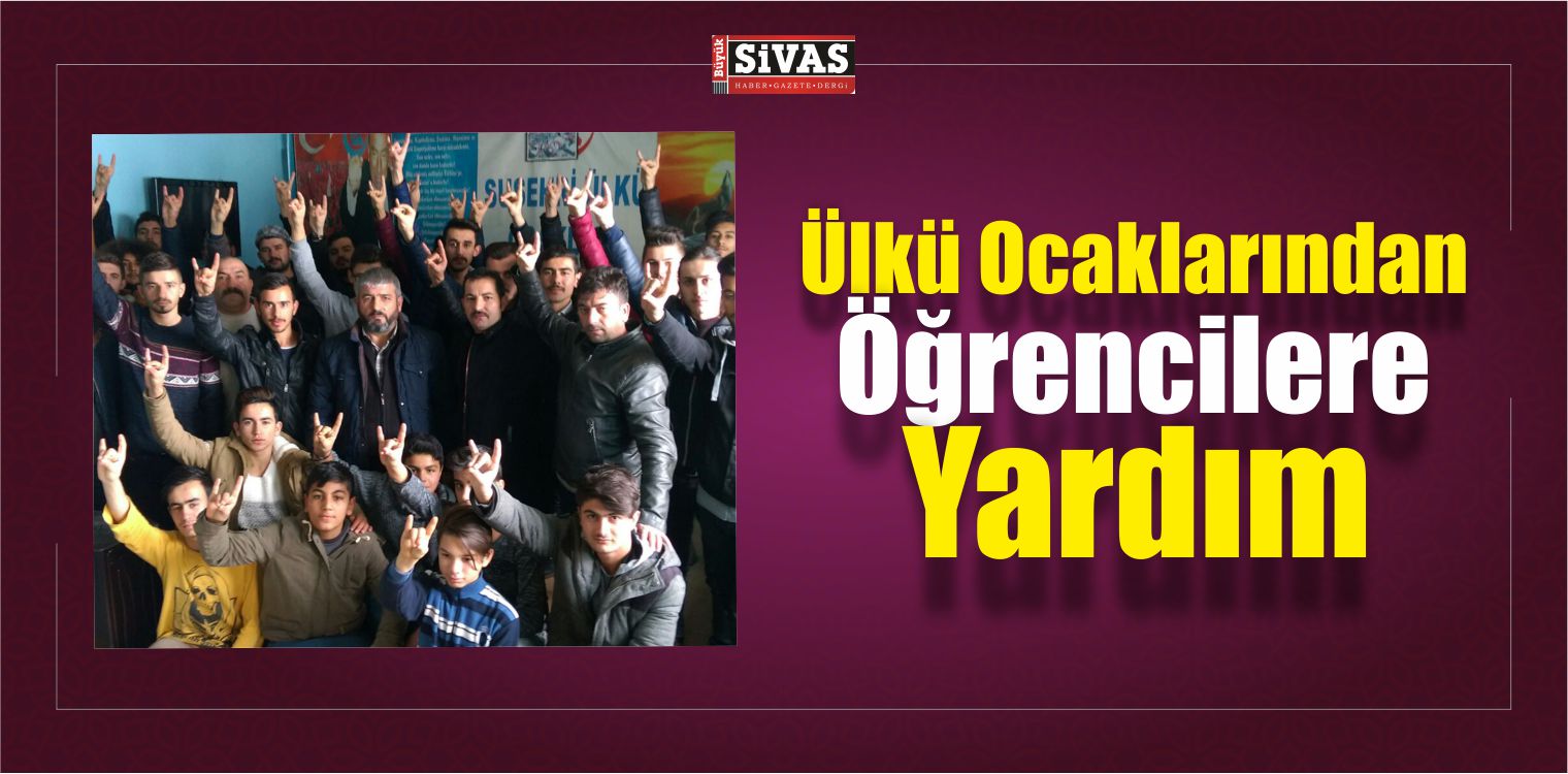 Ülkü Ocaklarından Öğrencilere Yardım