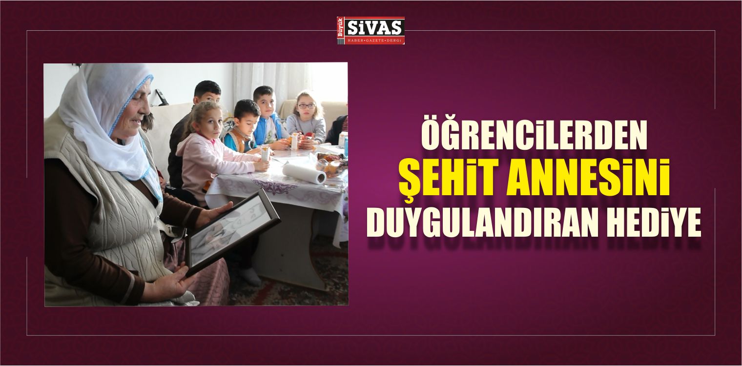 Öğrencilerden Şehit Annesini Duygulandıran Hediye