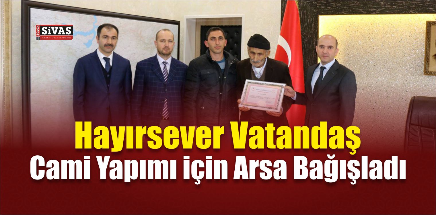 Cami Yapımı İçin Arsa Bağışladı