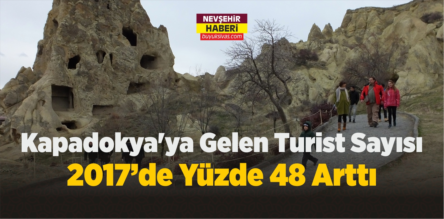 Kapadokya’ya Gelen Turist Sayısı 2017’de Yüzde 48 Arttı