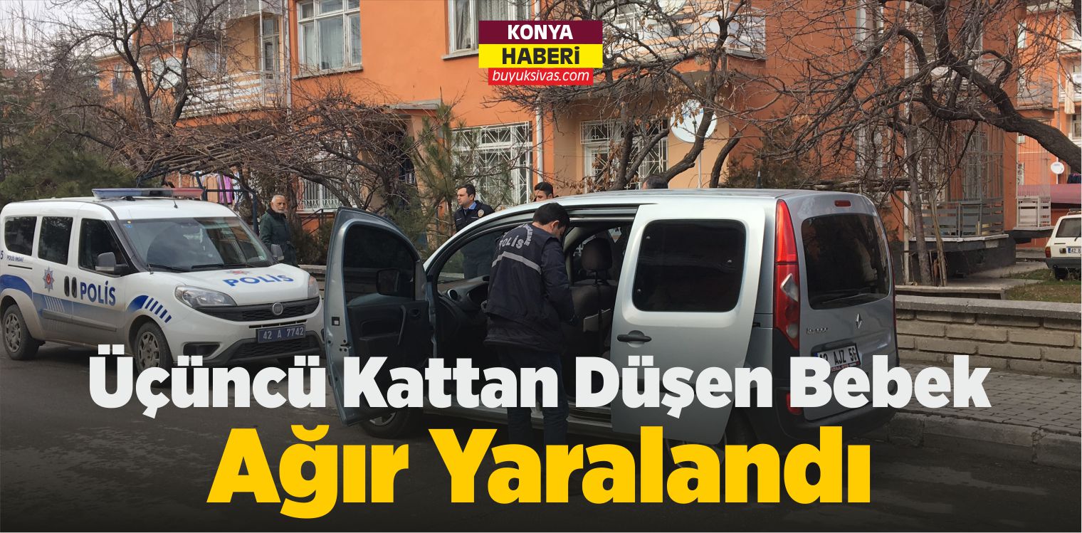 Üçüncü Kattan Düşen Bebek Ağır Yaralandı