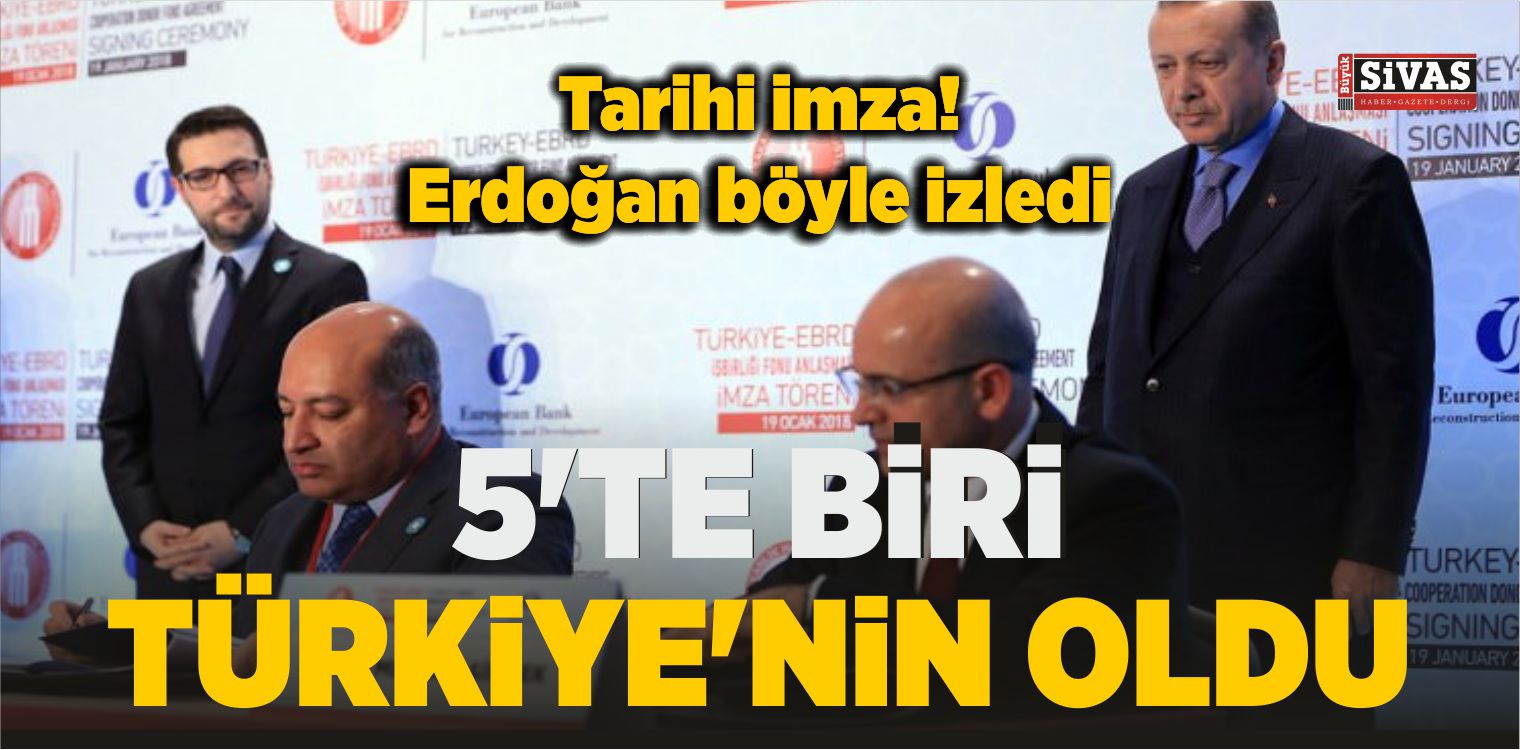 Tarihi İmza! 5’te Biri Türkiye’nin Oldu!