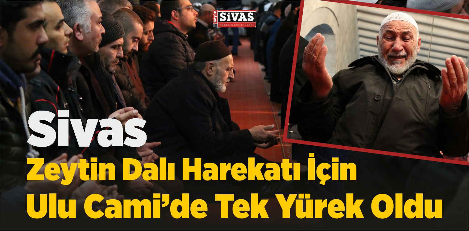 Zeytin Dalı Harekatı İçin Ulu Camide Fetih Suresi Okunup Dualar Edildi