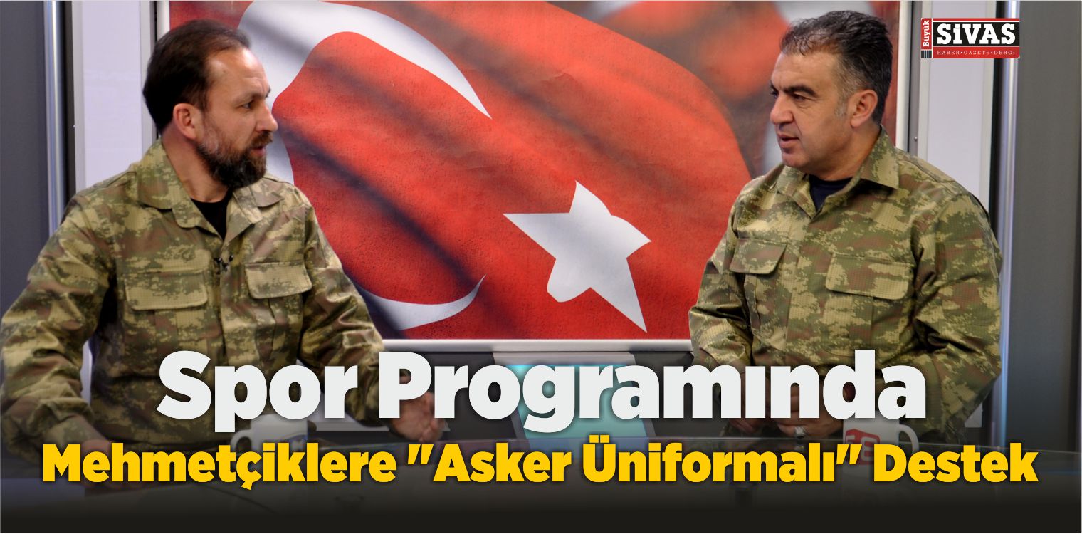 Spor Programında Mehmetçiklere “Asker Üniformalı” Destek