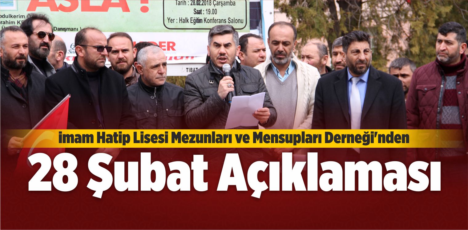 28 Şubat’ın 21. Yılı Nedeniyle Basın Açıklaması