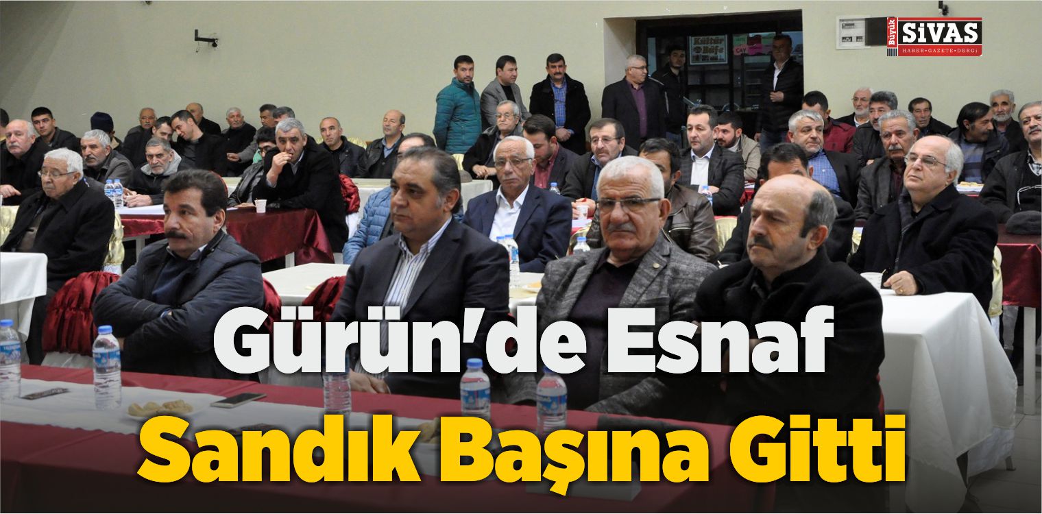 Gürün’de Esnaf Sandık Başına Gitti