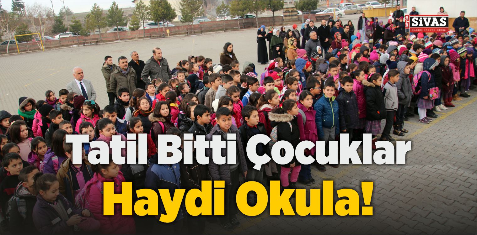 Tatil Bitti Çocuklar Haydi Okula!