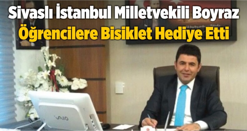 Sivaslı İstanbul Milletvekili Boyraz Öğrencilere Bisiklet Hediye Etti