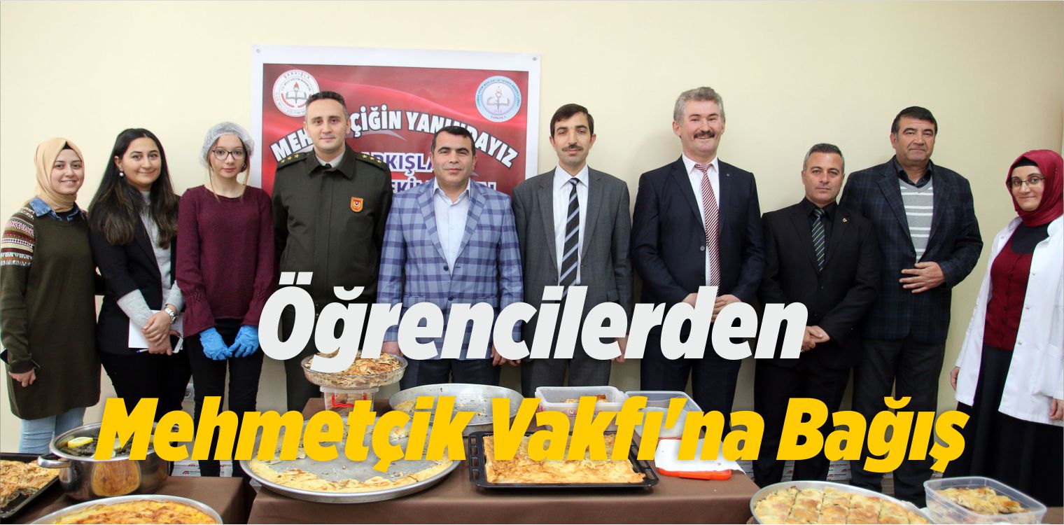 Öğrencilerden Mehmetçik Vakfı’na Bağış