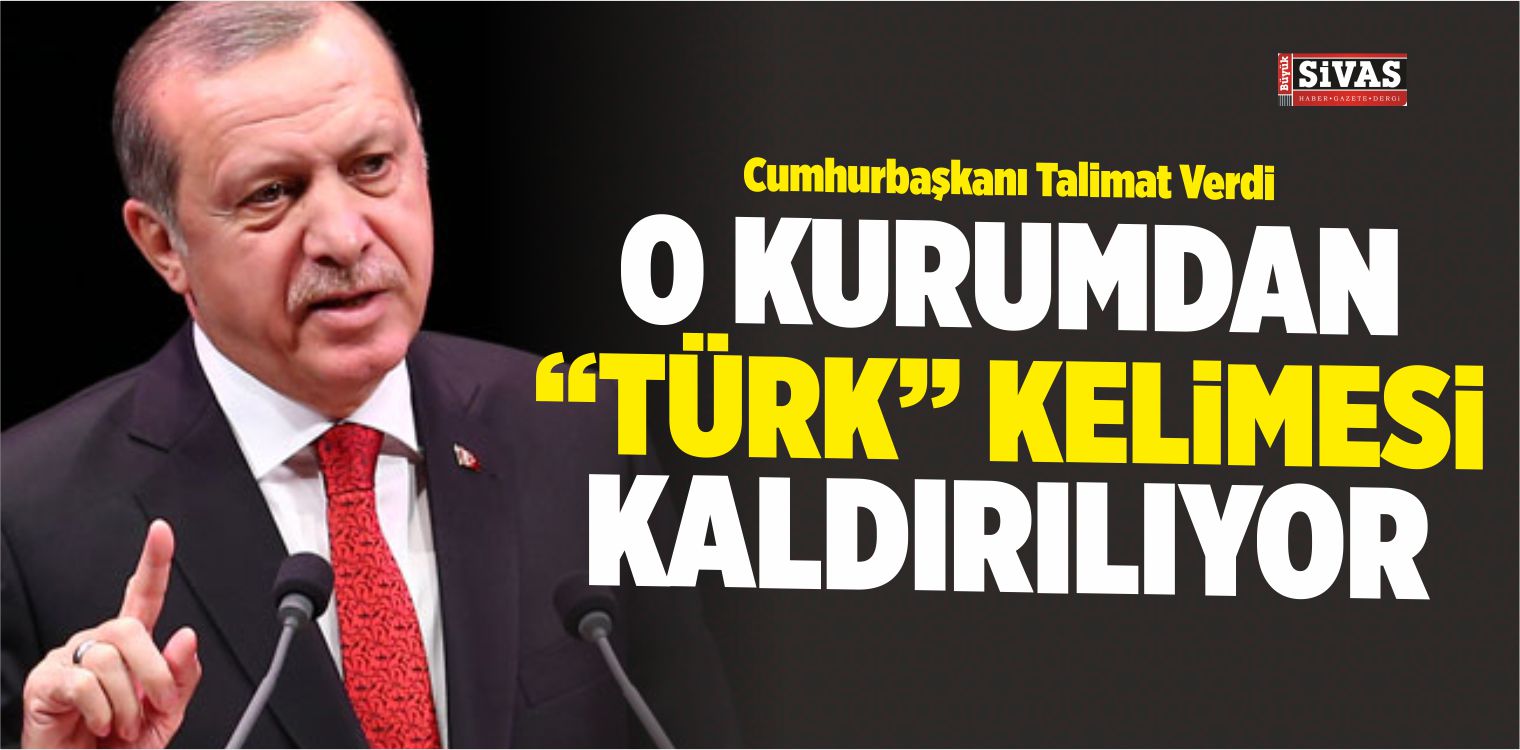 Malum Kurumun İsminden ‘Türk’ İfadesi Kaldırılıyor