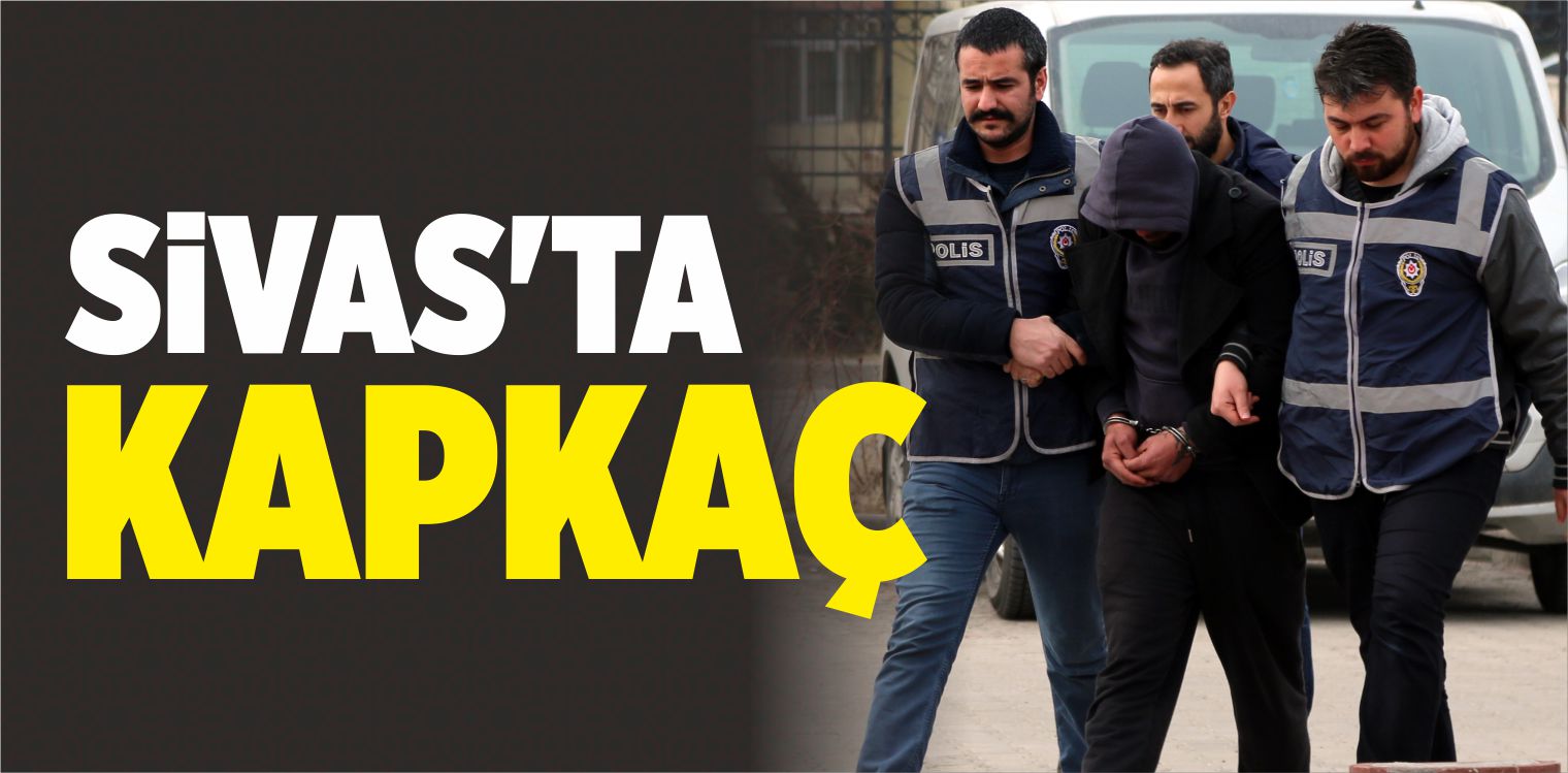 Sivas’ta Kapkaç Anı Güvenlik Kamerasında