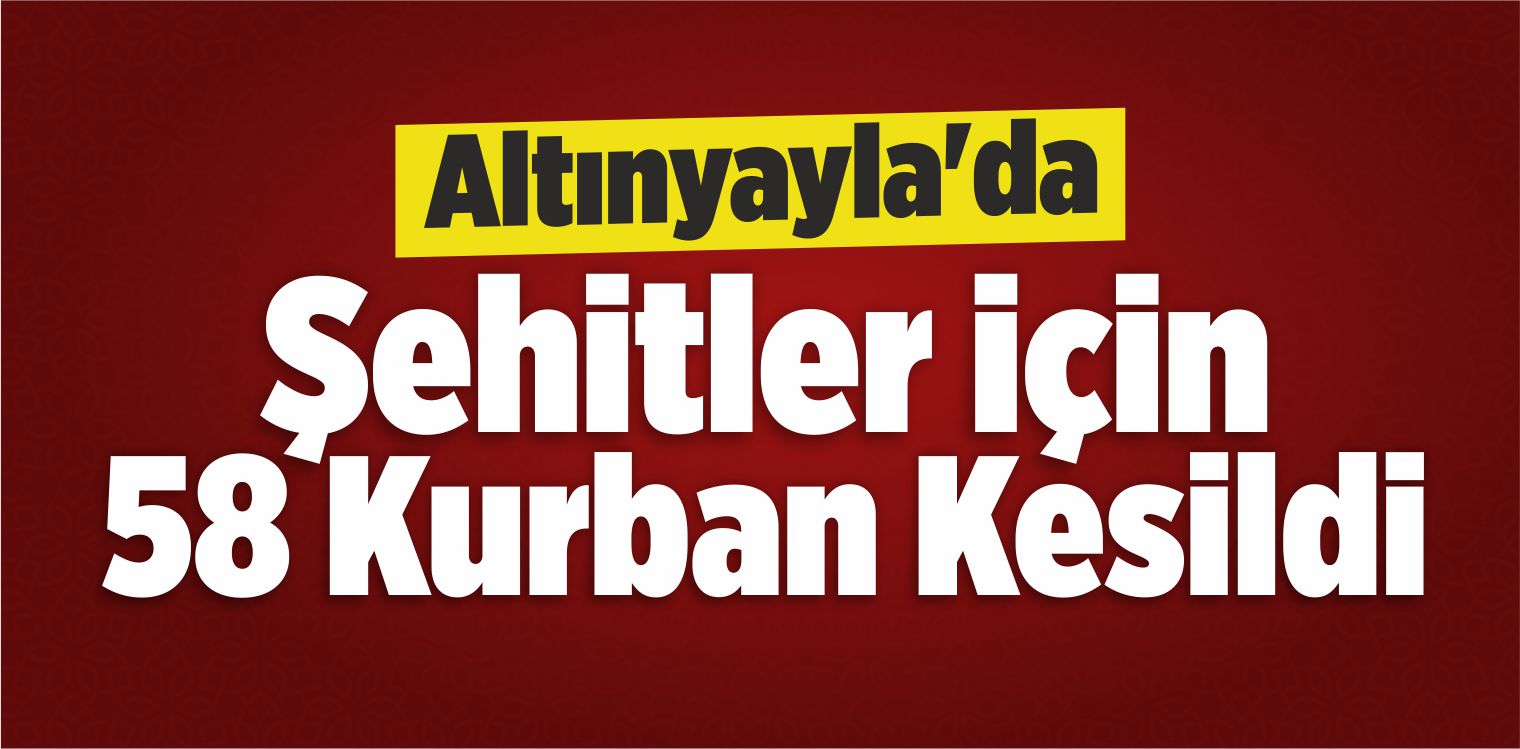 Kurban Kesildi