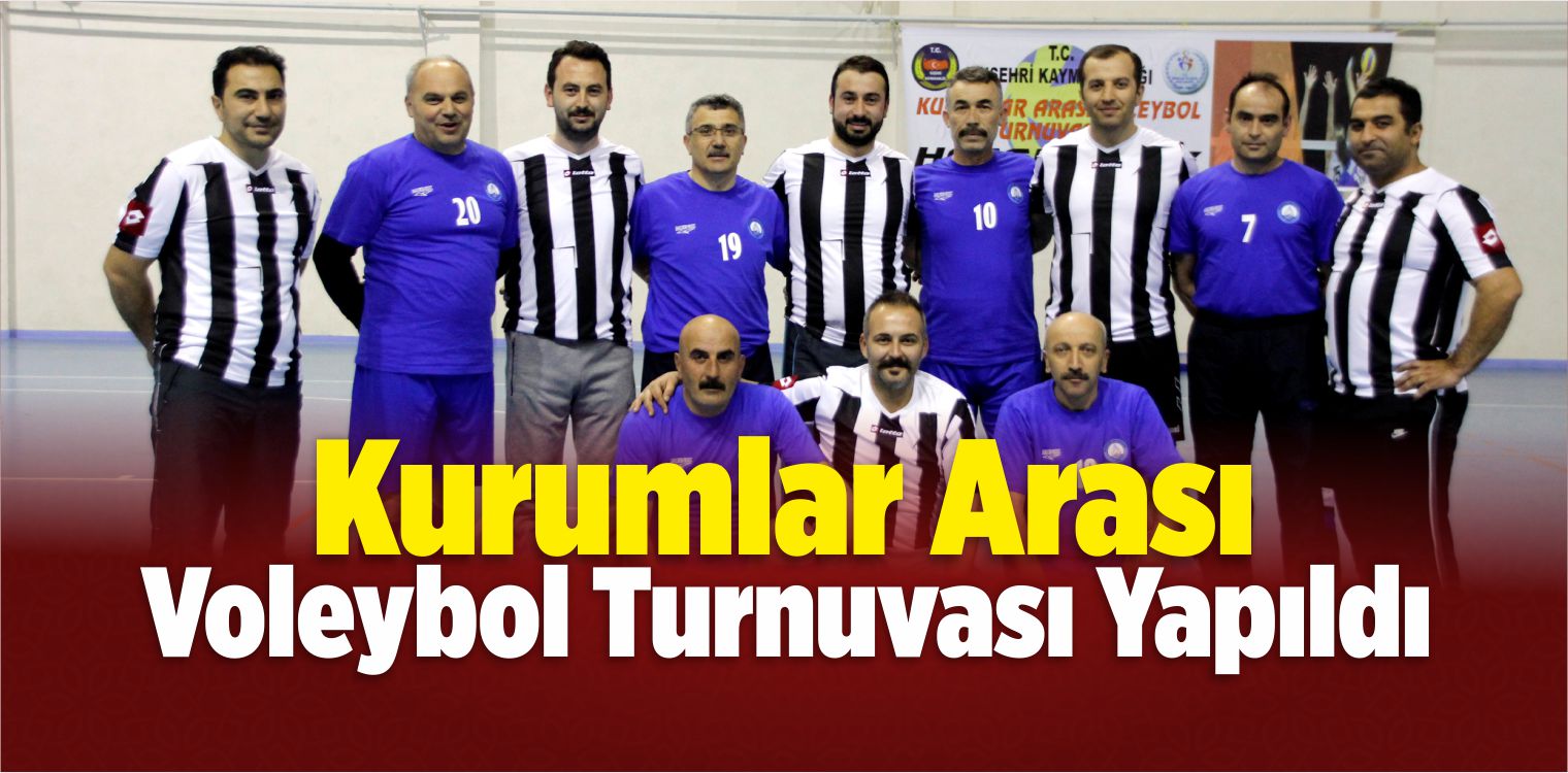 Suşehri’nde Kurumlar Arası Voleybol Turnuvası Yapıldı